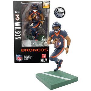 Russell Wilson (Denver Broncos) CHASE Imports Dragon NFL 6" Figure Series 3